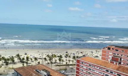Apto mobiliado à venda no Bairro Ocian, Praia Grande, 02 dormitórios e lazer.