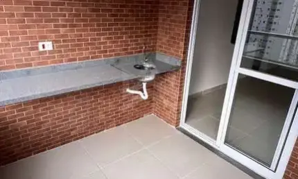 Apartamento a venda praia grande sp com 1 quarto e lazer completo na guilhermina
