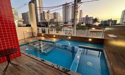 Apartamento 3 Quartos, Lazer Completo à Venda em Aviação, Praia Grande - SP