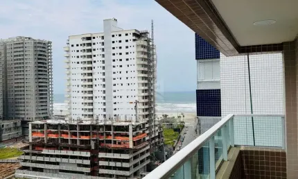 Apartamento a venda praia grande com 3 quartos suites e vista mar na aviação