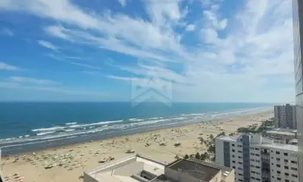 Apartamento à Venda no Bairro Aviação, Praia Grande - 3 Dormitórios e Vista Mar.