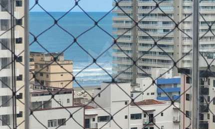 Apartamento Mobiliado Vista mar à venda Praia Grande 2 quartos na Aviação, 74 m²