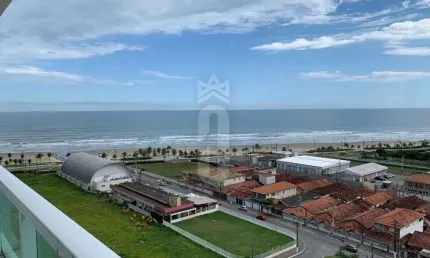 Apartamento com vista mar 2 dormitórios 76m² - mirim, praia grande/sp