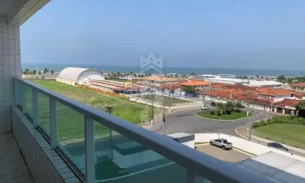 Apartamento com vista mar 2 dormitórios 1 suíte 79m² - mirim, praia grande/sp