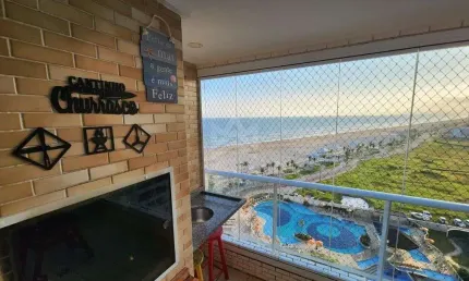 Apartamento FRENTE MAR 2 quartos à venda na Mirim Praia Grande-SP