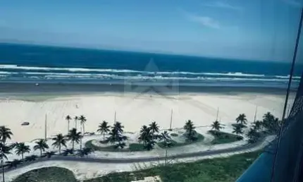 Apartamento à venda Praia Grande 2 quartos pé na areia e Lazer completo na Mirim