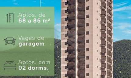 Apartamento Construção 02 dormitórios bairro Marapé á venda em Santos .