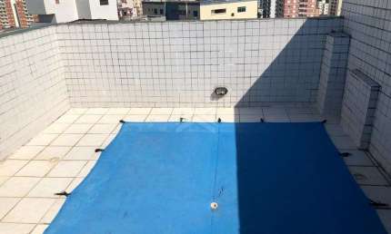 Cobertura com 3 quartos e piscina à venda na Tupi Praia Grande-SP, 185,26 m²