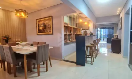 Cobertura vista mar 3 suítes e Piscina na Guilhermina Praia Grande-SP, 136,98 m²