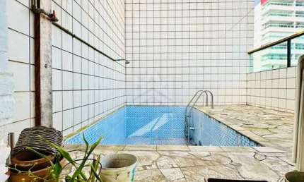 Cobertura com 3 suítes, Piscina e Gourmet à venda na Aviação Praia Grande-SP