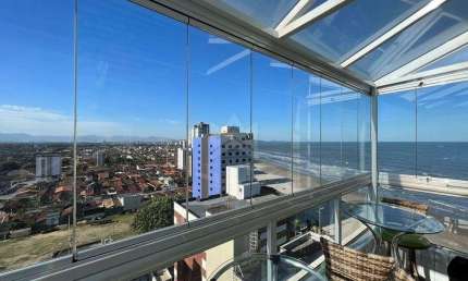 Cobertura Duplex Vista mar 3 suítes à venda no Caiçara Praia Grande-SP, 140 m²
