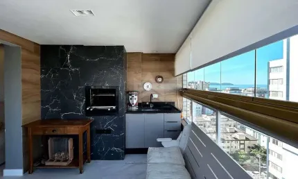 Cobertura Duplex à venda 3 quartos piscina e terraço gourmet TUPI Praia Grande