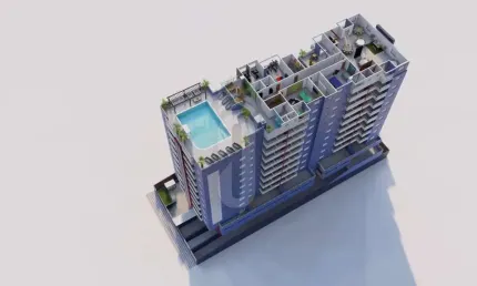 Apartamento 1 dormitório 1 suíte 1 vaga 49m² - guilhermina, praia grande/sp