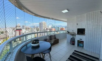 Apartamento  Vista mar à venda 3 quartos, 1 Suíte na Guilhermina Praia Grande-SP