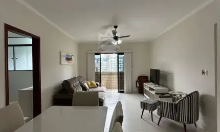 Vista mar - apartamento 2 dormitórios 1 suíte 96m² - forte, praia grande/sp