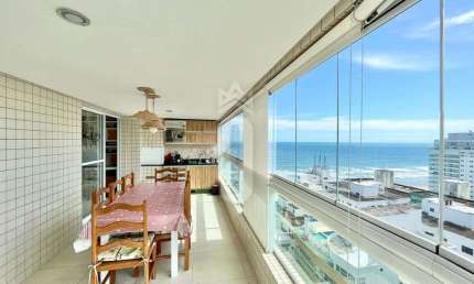 COBERTURA COM PISCINA E VISTA MAR - 3 SUÍTES 340M² - FORTE, PRAIA GRANDE/SP