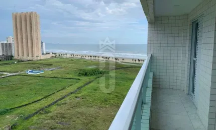 Apartamento com vista mar 2 dormitórios 79m² - mirim, praia grande/sp