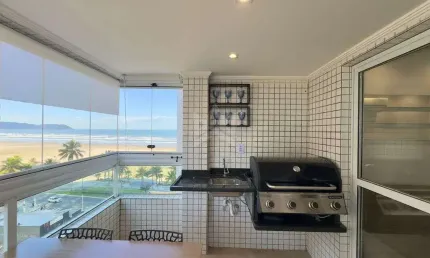 Apartamento à venda praia grande - vista mar e lazer completo na aviação