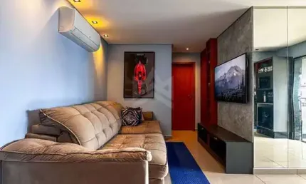 Apartamento vista mar à venda praia grande mobiliado 2 quartos na guilhermina