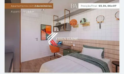Apartamento à venda com 02 dormitórios, sendo 01 suíte em são josé
