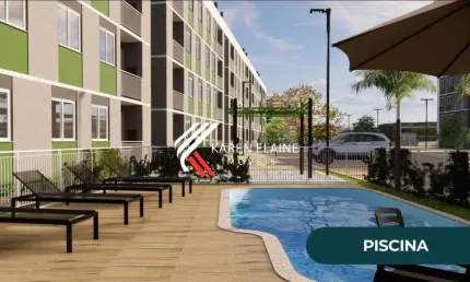 Apartamento garden à venda: 2 dormitórios, churrasqueira, piscina/palhoça