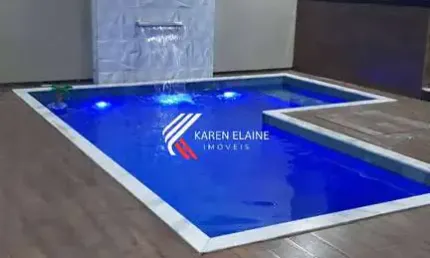 Casa de alto padrão com piscina à venda, 03 dorm. 01 suíte na pedra branca.