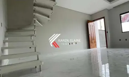 Sobrado novo alto padrão à venda com 2 suítes no bela vista – palhoça
