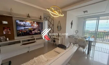 Apartamento com vista mar à venda com 02 dormitórios em são josé/sc.