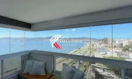 Apartamento vista mar à venda com 3 dormitórios, sendo 2 suítes no estreito