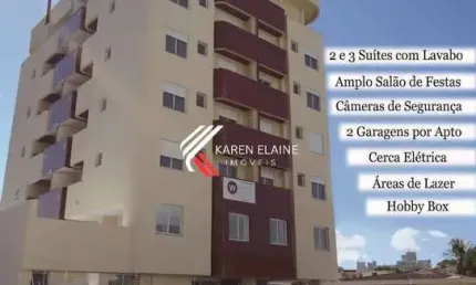 Apartamento à venda c/ 02 suítes, lavabo 02 vgs em capoeiras- florianópolis