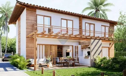 Apartamento Duplex de 2 Suítes com Garden Privativo à Venda no Villa Gardens, Imbassaí – 87m² | Litoral Norte da Bahia