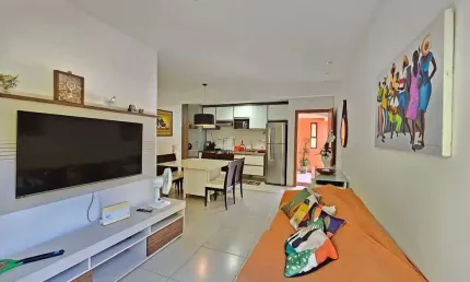 Recanto da Lagoa Itacimirim | 2 Suítes 86m² | Garden Privativo | 400m da Praia | Mobiliado | Pronto Pra Morar
