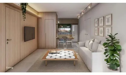 Apartamento de 2 quartos com 2 suítes em Guarajuba, Camaçari-BA: 70m² de pura sofisticação!