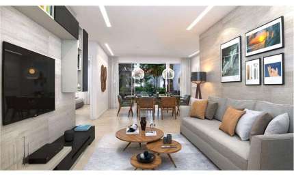 Apartamento à venda na Praia do Forte: 2 quartos, 1 suíte, 2 banheiros, 2 garagens e 82m² - Mata de São João-BA