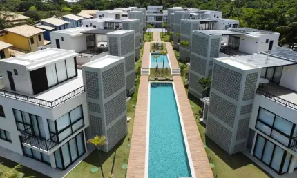 Apartamento de alto padrão em Itacimirim: 3 quartos, 2 suítes, 1 sala, 3 banheiros, 2 vagas, 123m² - Camaçari-BA.