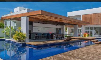 Luxuosa casa em condomínio à venda em Parque de Interlagos, Itacimirim: 5 quartos, 5 suítes, 1 sala, 5 banheiros, 2 vagas, 750m².