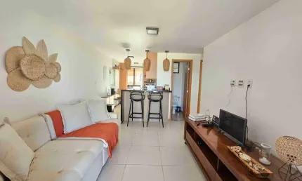 Apartamento à venda em Itacimirim, Camaçari-BA: 2 quartos, 2 suítes, 1 sala, 3 banheiros, 1 vaga de garagem, 65,00 m².