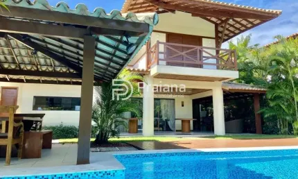 Casa para locação temporada em  praia do forte, mata de são joão-ba: 4 quartos, 2 suítes, 1 sala, 6 banheiros, 2 vagas de garagem, 190m².