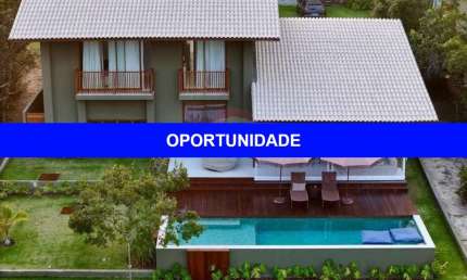 Casa VENDA EM PRAIA DO FORTE CONDOMÍNIO ILHA DOS PÁSSAROS, 5 quartos, 3 suítes, 3 salas, 6 banheiros, 4 vagas, 350m² - Mata de São João-BA