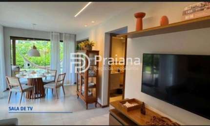 Casa de luxo em condomínio na Praia do Forte: 3 quartos, 3 suítes, 4 banheiros, 2 vagas, 136m² - Mata de São João-BA