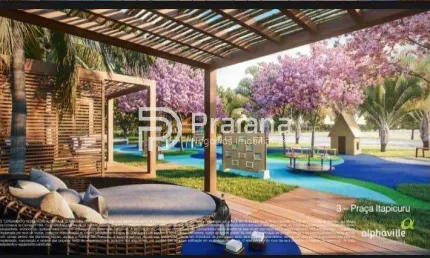 Alphaville guarajuba terreno em condomínio de luxo em guarajuba - camaçari-ba  776.00m² de área