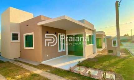 Casa à Venda em Nova Abrantes, Camaçari-BA: 2 Quartos, 1 Banheiros, 1 Vagas - 69,09m²