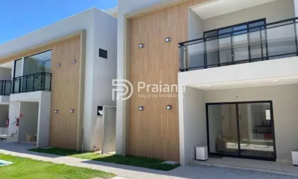 Belíssimo village à venda em Vilas do Atlântico, Lauro de Freitas-BA: 3 quartos, 2 suítes, 1 sala, 3 banheiros, 2 vagas, 140 m²!