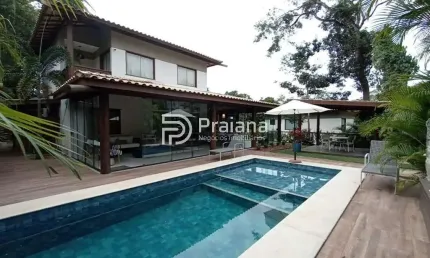 Casa de luxo em condomínio na praia do forte, mata de são joão-ba: 4 quartos, 4 suítes, 3 salas, 6 banheiros, 3 vagas, 180m². venha conferir!