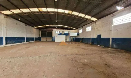Galpão para alugar, 528 m² por R$ 12.262,39/mês - Campos Elíseos - Ribeirão Preto/SP