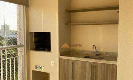 Apartamento com 3 dormitórios para alugar, 140 m² por R$ 5.644,36/mês - Nova Aliança - Ribeirão Preto/SP