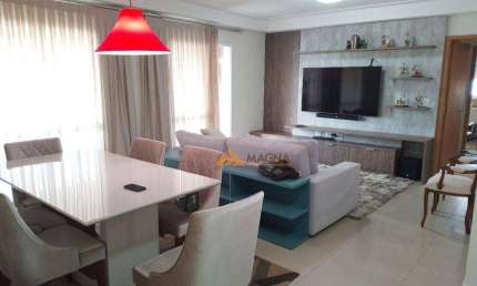 Apartamento com 3 suítes.todo mobiliado, 124 m² - venda por R$ 1.300.000 ou aluguel por R$ 9.127/mês - Bosque das Juritis - Ribeirão Preto/SP