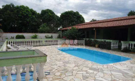 Chácara com 4 dormitórios à venda, 1280 m² por r$ 750.000,00 - condomínio portal dos ipês - ribeirão preto/sp