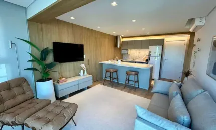 Apartamento para locação em itajaí, praia brava de itajaí, 2 dormitórios, 1 suíte, 1 banheiro, 2 vagas