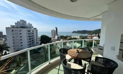 Apartamento para Locação em Itajaí, Cabeçudas, 5 dormitórios, 5 suítes, 1 banheiro, 4 vagas